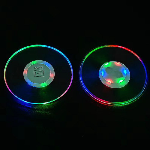 4er set led untersetzer - set, led-untersetzer