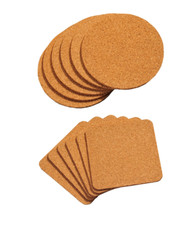 6-48 Kork Untersetzer rund