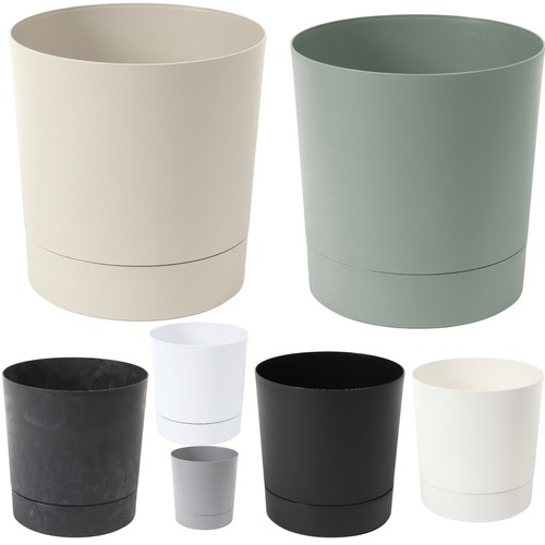 Blumentopf mit untersetzer - blumentopf,
