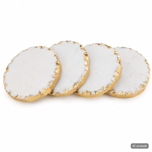 Marmor untersetzer 4er set - marmor,