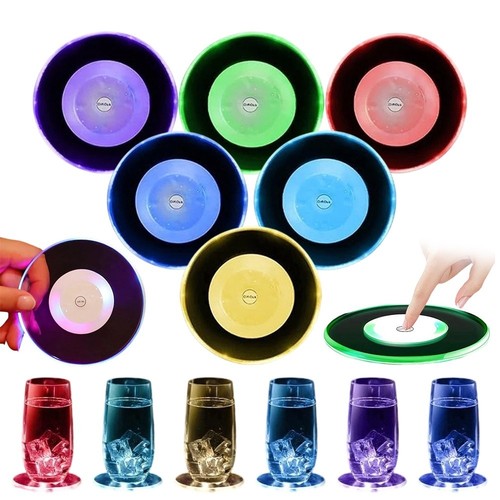 Led untersetzer set stück - led, 6