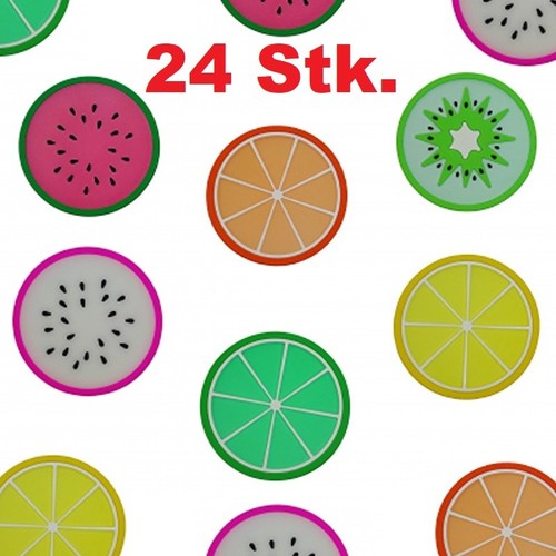24x silikon untersetzer - 24x,
