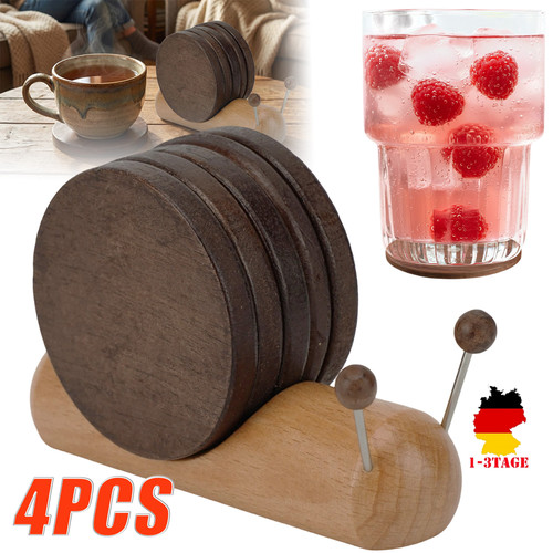 Untersetzer holz rund - holz,