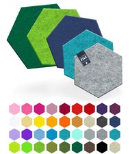 HEXAGON  FILZ Untersetzer