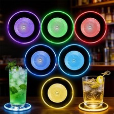 6 Stück LED Untersetzer