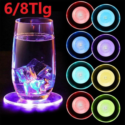 8er set led - set, led-untersetzer