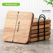 Untersetzer Gläser Holz 6er