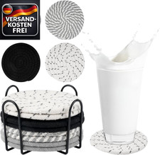 Runde Glasuntersetzer 8er Set