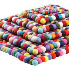 Filzmatte bunt quadratisch