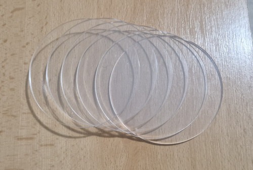 Untersetzer plexiglas - 6x,