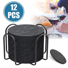 12 x Filz Untersetzer für