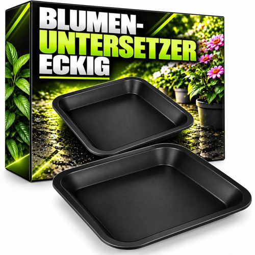 Blumentopf untersetzer schwarz - untersetzer,