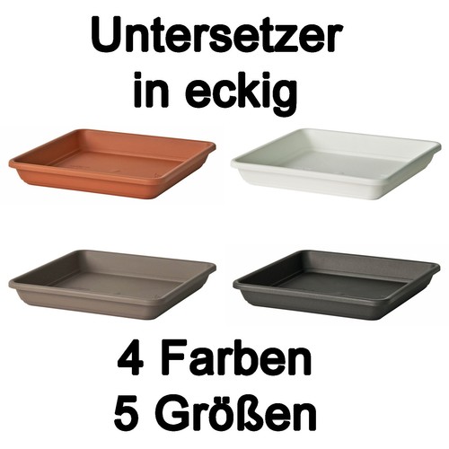 Untersetzer farben eckig - untersetzer, in
