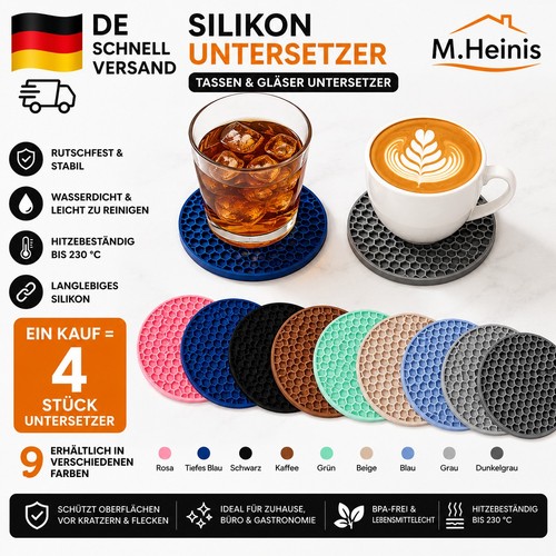 4er set 10cm - 4er, waben