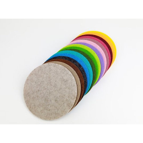 Filzuntersetzer 10cm - 🟣, ⌀