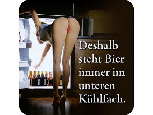 Deshalb steht bier unten - deshalb,