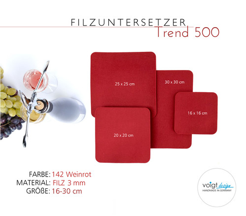 Untersetzer filz dick - untersetzer,
