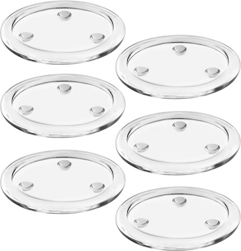 Glas kerzenteller rund - glas,