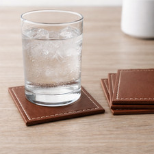 Kunstleder Untersetzer 4er Set