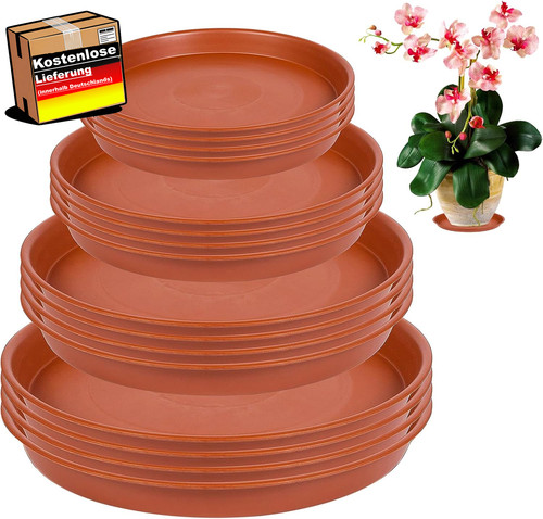 Blumentopf untersetzer set - untersetzer,